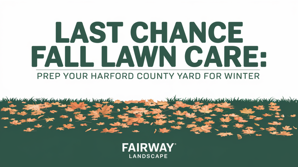 Last Chance Fall Lawn Care Prep Your Harford County Yard for Winter