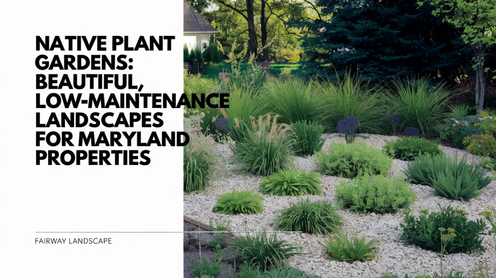 Native Plant Gardens Beautiful, Low-Maintenance Landscapes for Maryland Properties