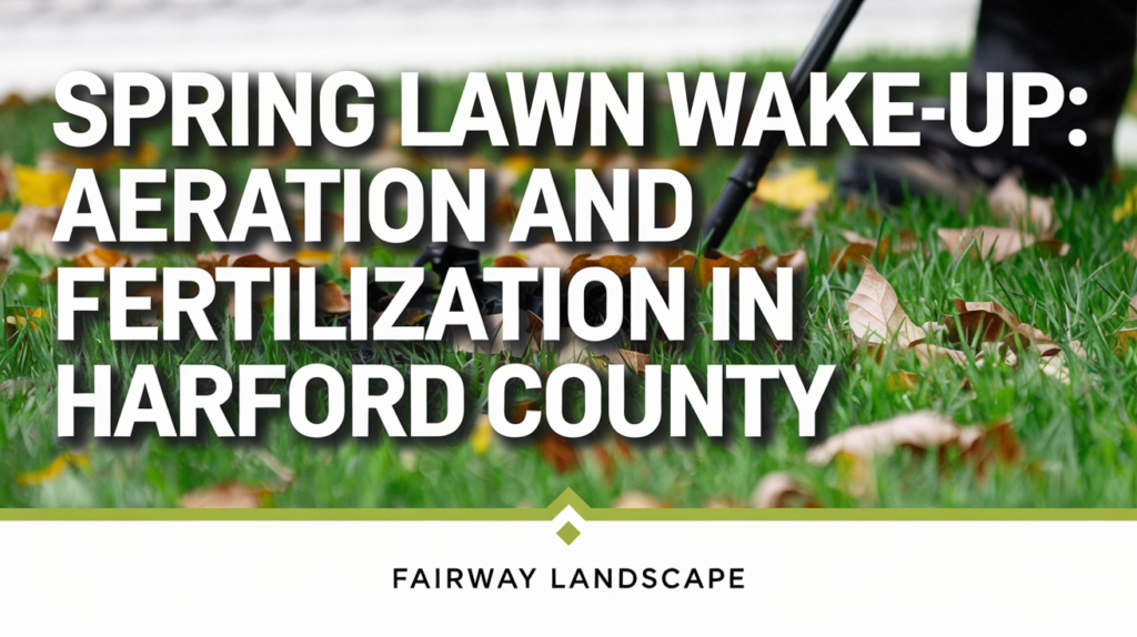Spring Lawn Wake-Up: Aeration and Fertilization in Harford County